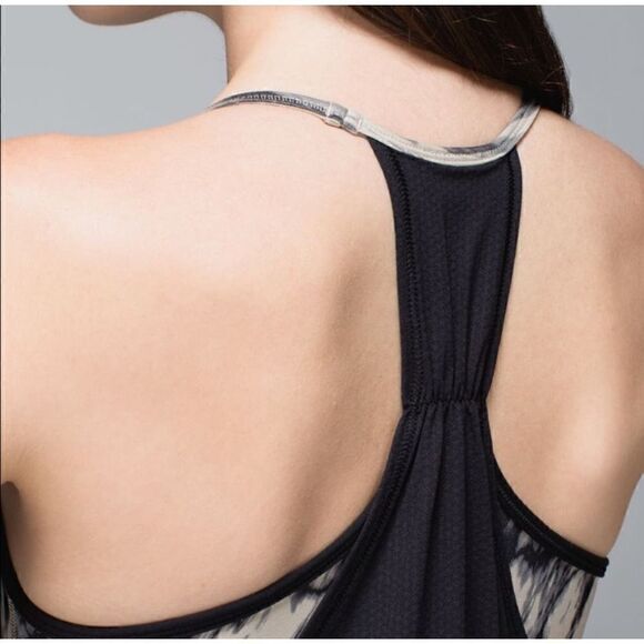 LULULEMON ATHLETICA NO LIMITS TANK IN GEANITE SIZE 4 - Picture 2 of 11